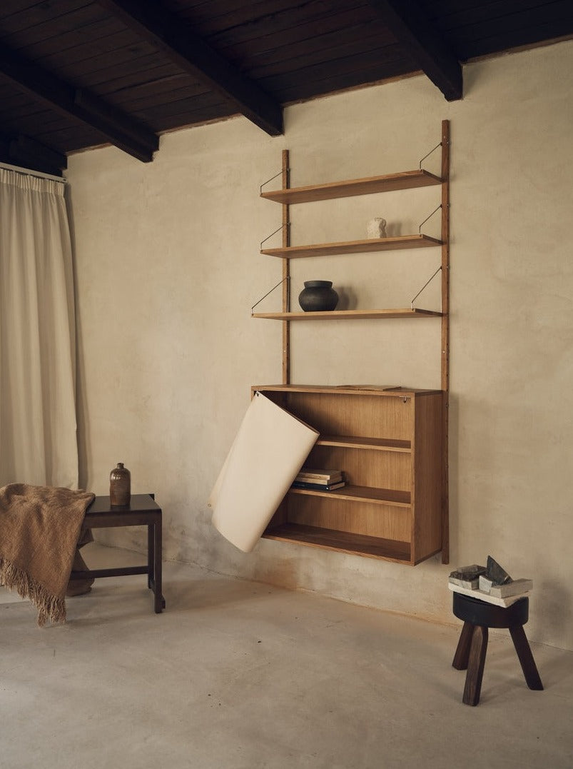Shelf Library Canvas Cabinet Section