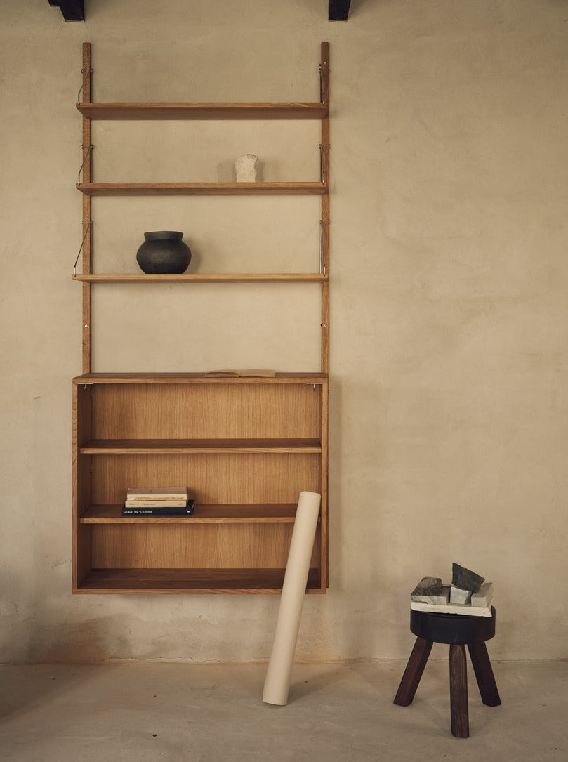Shelf Library Canvas Cabinet Section