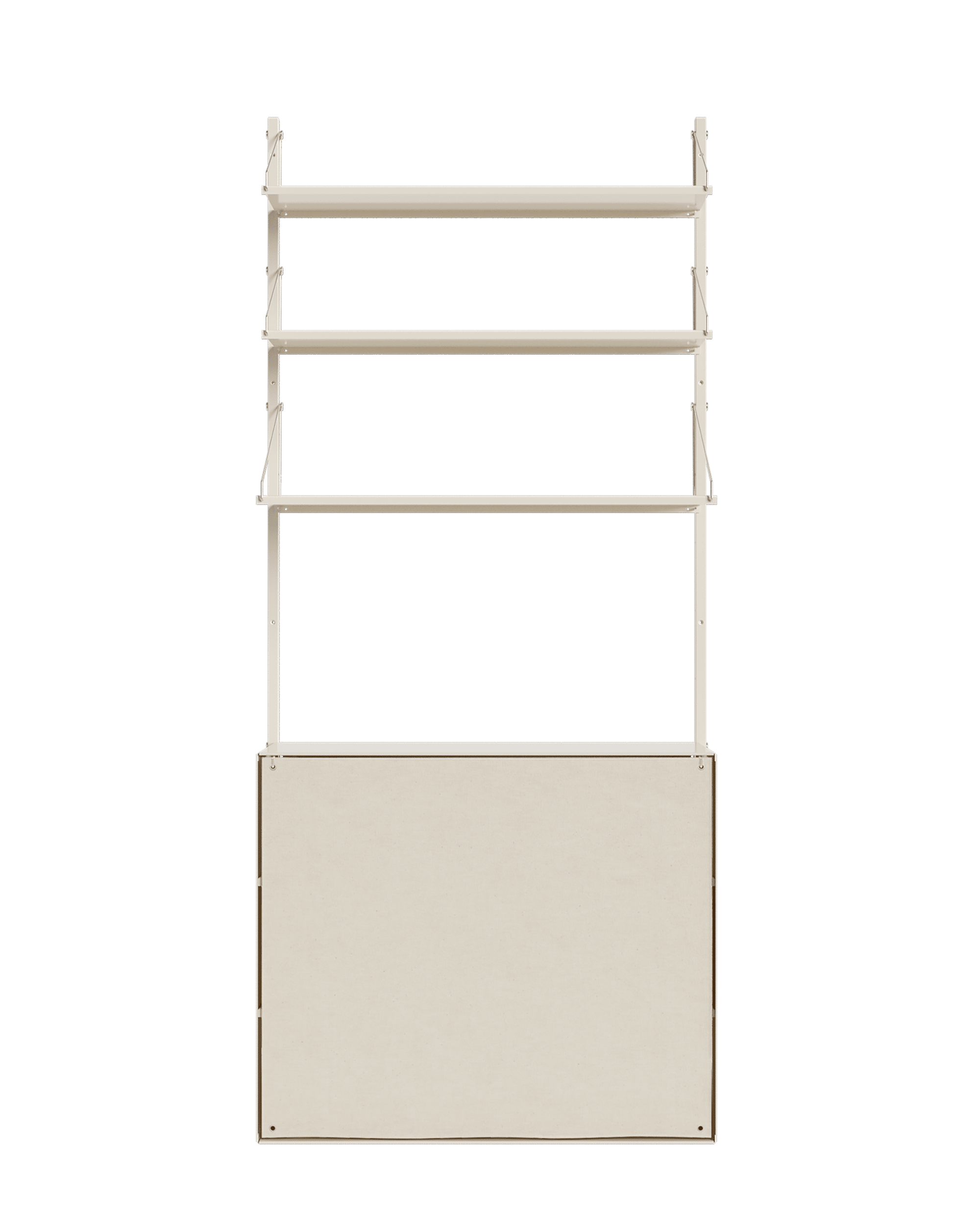 Shelf Library Canvas Cabinet Section