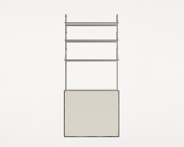 Shelf Library Canvas Cabinet Section
