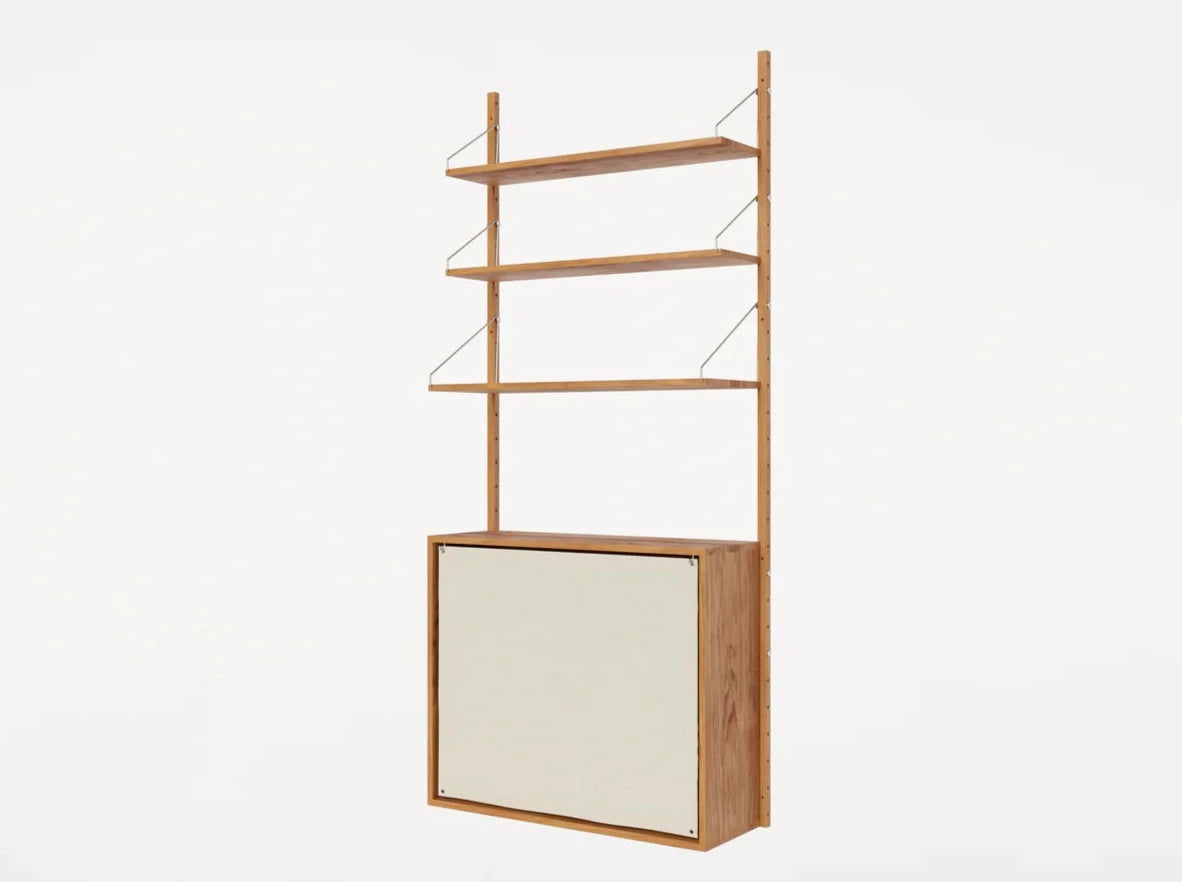 Shelf Library Canvas Cabinet Section